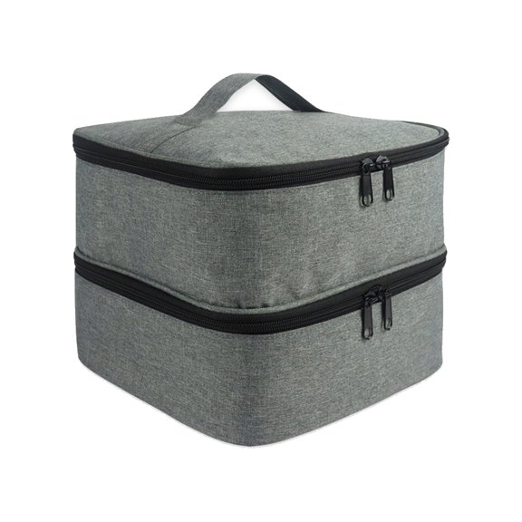 Vogacara Aspecto elegante: organice y almacene la colección de esmaltes de uñas con facilidad y bolsa de transporte para esmaltes de uñas. Juegos de manicura gris