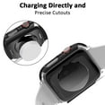 thumbnail image 5 of [2-Pack] Waterproof Case for Apple Watch Series 8/7 with Built-in Tempered Glass Screen Protector 45mm [Black], 5 of 6
