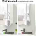 thumbnail image 5 of 20x30 Beveled Edge Medicine Cabinet with Mirror,Frameless Mirrored Medicine Cabinets for Bathroom,Mirrored Medicine Cabinet Wall Mounted,Surface Mount Bathroom Vanity Mirror with Storage, 5 of 14