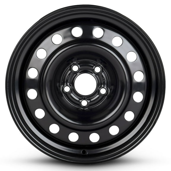 For 1992-2004 Pontiac Sunbird 15 Inch Painted Black Rim - OE Direct Replacement - Road Ready Car Wheel
