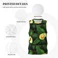 thumbnail image 3 of Sikiie Fresh Avocados Basketball Jersey Reversible Men's Mesh Athletic Sports Shirts Training Practice S-4XLSmall, 3 of 6