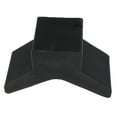 thumbnail image 3 of 6 Inch Mounting Width Boat Trailer Non Marking Black Molded Rubber V Bow Stop, 3 of 8