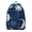 Blue-green, variant on Witchy Gothic Backpack, Lightweight School Bag Featuring Golden Cosmic Sun and Moon Star Pattern