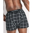 thumbnail image 5 of Hanes Mens Woven Boxer 4-Pack Ultimate Big Man Cool Comfort Flex Waistband 2XB, 5 of 6
