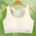 thumbnail image 4 of Bovxnpu Summer Girls Underwear, Seamless Training Bras for Girls, Girls Solid Color Soft Breathable Thin Style Student Bra Underwear 13-14 Years, 4 of 5