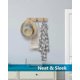 thumbnail image 5 of Retractable Wall Coat Rack with 5 Hooks, Natural Wood Finish for Entryway Storage Solution, 5 of 5