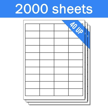 officesmartlabels 2 x 1 inch labels for laser inkjet 40 labels per
