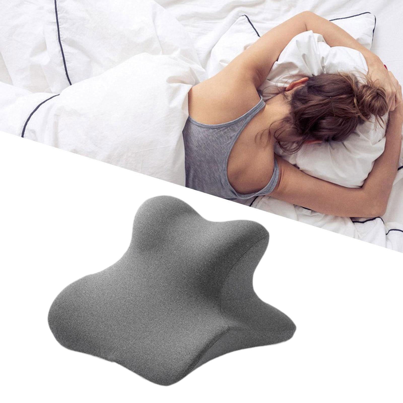 CoudarTitie Neck Support Wedge Pillow for Sitting And Lying Down Memory Foam for Home Office Gray