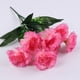 thumbnail image 2 of Regalo para el día de los claveles Flores artificiales Flores artificiales reales Decoración para bodas en el hogar Arreglo floral Ramo decorativo Flores artificiales decorativas, 2 of 2