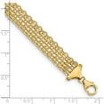thumbnail image 2 of 14K Yellow Gold Polished 7.5In Fancy Link Bracelet (7.5 X 10) Made In Italy sf2157-7.5, 2 of 5