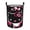 large, variant on Graffiti Cute White Outline Character Print Collapsible Laundry Hamper, 2 Sizes Waterproof Storage Basket with Carry Handles for Clothes Toys
