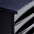 thumbnail image 5 of Pilaster Designs Leina Contemporary Wood Buffet Sideboard in Black, 5 of 9