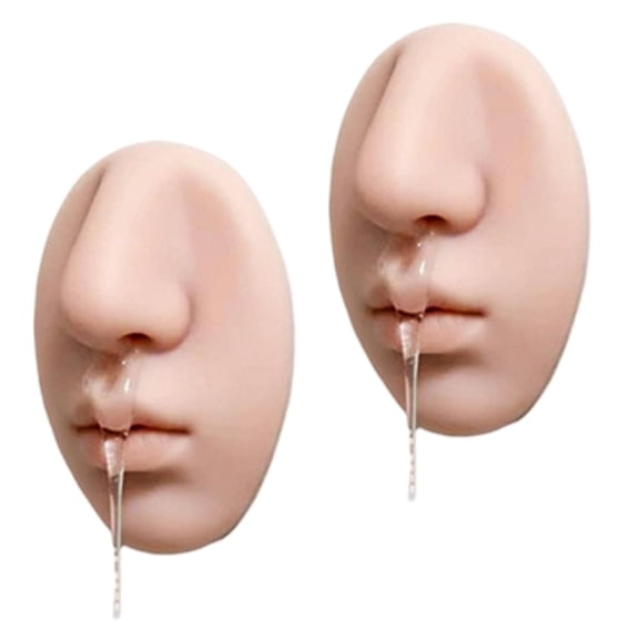 Bathroom Kitchen Decors Nose Shaped Soap Dispenser Wall Mounted, Dispense Liquid Soap with a Squeeze for Fun