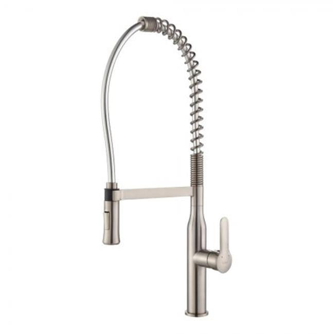 Nola Single Lever Commercial Style Kitchen Faucet Stainless Steel Nola Single Lever Commercial Style Kitchen Faucet Stainless Steel