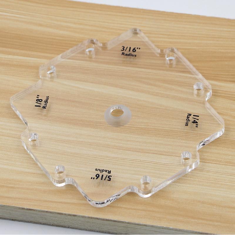 Zeiwohndc Portable Radius Jig Router Templates Woodworking Router Template Tools