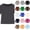 kids basic tee shirt-Dark Gray, variant on RTKFRFLM Girls Ribbed Long Sleeve T-Shirt Stretch Crewneck Slim Fit Pullover Top Casual Basic Tee Underwear Shirt for Toddler Kids