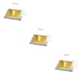 thumbnail image 1 of Bearachild 100 Uds hoja de aluminio 9x9cm práctica K hoja de oro puro brillante para dorar líneas de muebles para el hogar artesanías de pared Type1 NO1 Bearachild CBP147603, 1 of 6