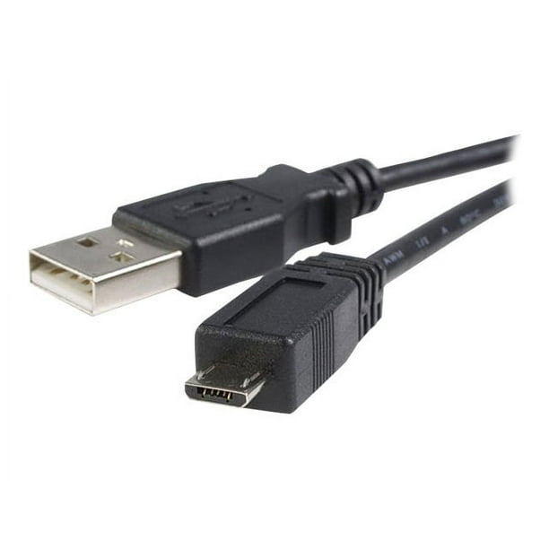 StarTech.com 10 ft Micro USB Cable Micro-USB - A to Micro B - USB (M) to Type B (M) - USB 2.0 - 10 ft - Noir - pour P/N: CDP2HDUACP2, KITBXAVHDPNA, KITBXAVHDPUK, KITBXDOCKPNA, KITBXDOCKPUK, KITBZPOWNA