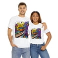 thumbnail image 7 of Unisex Heavy Cotton T-Shirt Insane Vibrant Color Train Off Track 018, 7 of 7