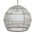 thumbnail image 3 of Better Homes & Gardens 16'' 13 Lights Gray PE Woven Pendant, 3 of 8