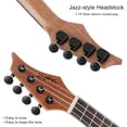 thumbnail image 4 of Electric Ukelele Concert Ukulele Acoustic Electric Uke with Equalizer 23 Inch Ukulele for Adults Beginner with Starter Ukele Kit Include Electric Ukulele Case Tuner Strap String Picks Clean Cloth, 4 of 4