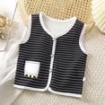 thumbnail image 2 of Quealent Baby Vest for Girls&Boys, Cotton Reversible Vest Coat for Spring & Autumn (Black, 4-5 Years), 2 of 8