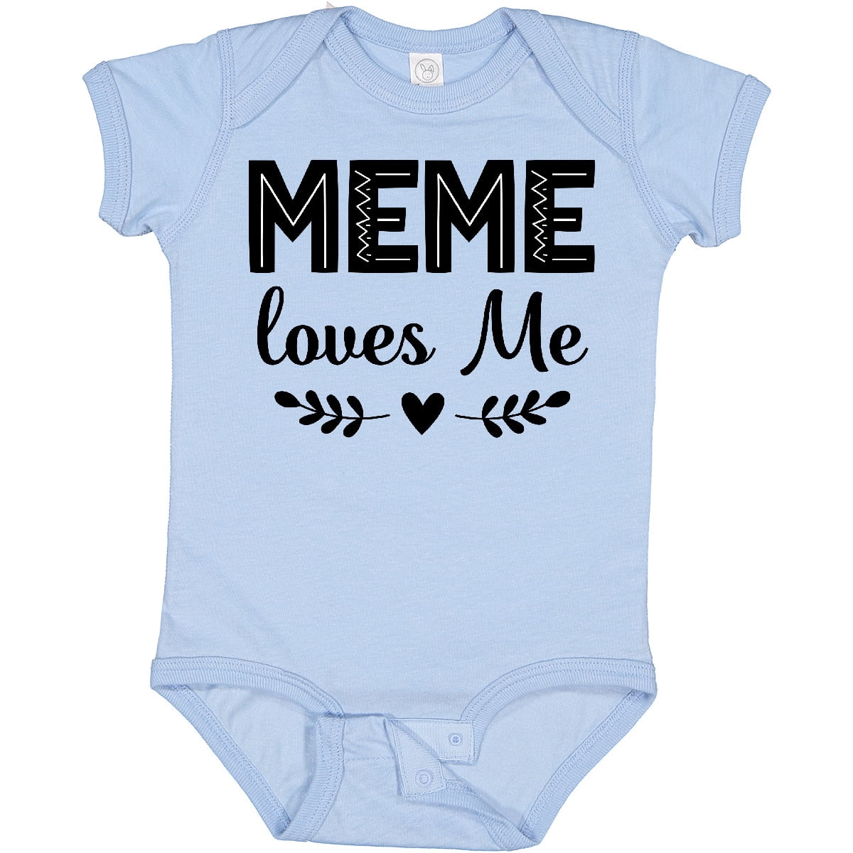 Inktastic Meme Loves Me Baby Clothes Girls Baby Bodysuit
