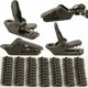thumbnail image 1 of 70 Uds Clip De fijación Bache Auvent, Clips De Verrouillage Clips De Bche Clips Toile De Tente En Linolum En Plastique Pour Bache Auvent, Pinces B, 1 of 5