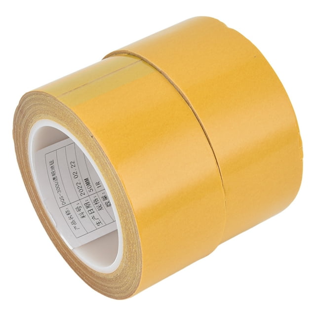 Removable Carpet Tape,2Roll Double Sided Carpet Rug Grippers Tape Carpet Binding Tape Top-Notch Performance