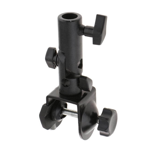 Soporte para Cámara Soporte Metálico Espárrago Conector para Soporte de lámpara Soporte DSLR Flash Negro perfecl