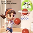 thumbnail image 6 of Indoor Basketball Hoop Hanging Sports Activity Set for Ages 1-2Years 3-4Years Early Development Motor Skills Ball Game, 6 of 6