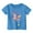 Blue, variant on Girl T-Shirts 3t Butterfly Graphic Drop Shoulder Short Sleeve T Shirts Comfy Summer Casual Blouses Kids Clothes,Black