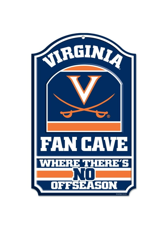 Virginia Cavaliers WinCraft 11'' x 17'' Team Fan Cave Sign