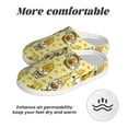 thumbnail image 6 of Zufioo Garden Honeybee Gnomes Print Adult TPR Cotton Slippers,Winter Home Cotton Slippers Suitable for Adults, Men and Women, Indoor and Outdoor-35/36, 6 of 7