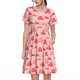 thumbnail image 1 of Disketp Cute Mushroom1 para Vestido de Manga Corta para Mujeres, Vestidos de Verano para Mujeres, Casual y Holgado para la Playa, 1 of 6