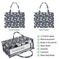 thumbnail image 2 of Large Capacity Tote Bag,Dark Blue Swan Ballerina Pattern Handbag Fashion Luxury Tote Bag,15.7"x13"x 5.1" Inches,Laptop Compatible, 2 of 6