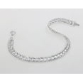 thumbnail image 5 of Pulsera de plata Ley 925 Imperial Jewelry estilo petatillo 18 CM, 5 of 5