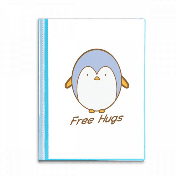 Penguin Pet Antarctic Hug Book Sheet Protectors Portfolio Binder Folder