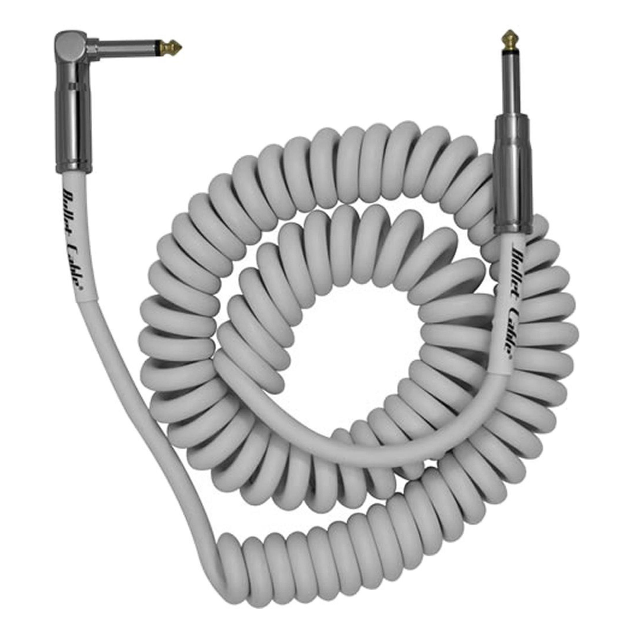Bullet Cable 15ft Mini Coil Cable, Straight to Right Angle Walmart
