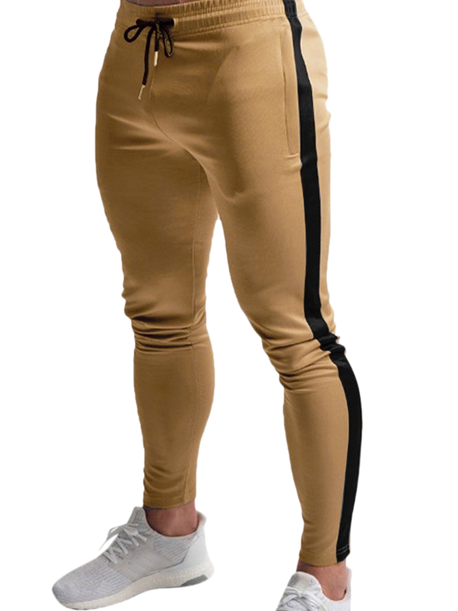 Men's Bottoms Skinny Pants Gym Jogging Running Sweatpants Legging Trousers Walmart Canada