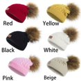 thumbnail image 5 of ZOELNIC Kids Boys Girls Winter Hats Warm Wrap Knitted Crochet Beanie Pom Ski Caps (Gray), 5 of 5