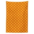 thumbnail image 3 of Ambesonne Orange and Yellow Tablecloth Rectangular Table Cover, Doodle Suns, 60"x90", Orange and Yellow, 3 of 4