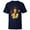 Navy, variant on Princess Belle Modern Art Deco Style - Short Sleeve T-Shirt for Kids - Customized-Red
