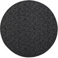thumbnail image 1 of Indoor Outdoor custom size area rugs made in USA comes in Ten colors and Nine shapes rectangular,round,square,runners,oval,hexagon,octagon,half round - Black, 6' Round Area Rugs, 1 of 1