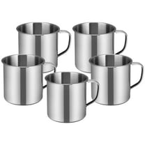 TABLZONE 5pcs Kids Stainless Steel Drinking Cups Unbreakable Water Cups for Outdoor Use Back to School