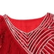 thumbnail image 5 of Vestido de baile sin mangas con lentejuelas de rojo Colcomx  Vestidos de baile latino para mujer, 5 of 8