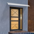 thumbnail image 2 of Clear Rain Shelter Cover, 200*40cm Window Awning Rain Shelter, Front Door Canopy, 2 of 9