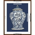 thumbnail image 5 of Art.com Blue and White Porcelain Vase II Art Print by Vision Studio, Brown Frame Wall Art, 23" x 29", 5 of 5