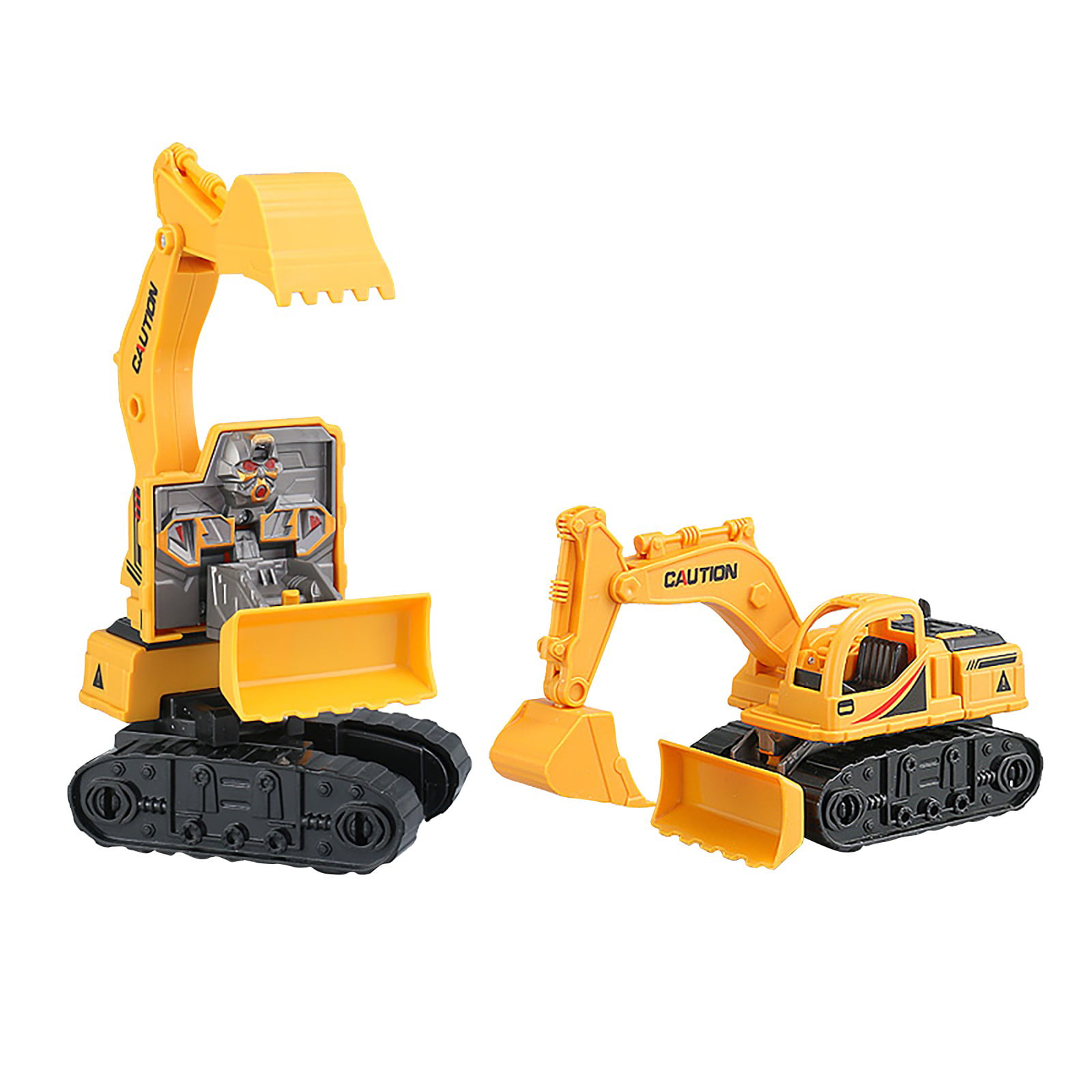 edited Mini Inertia Engineering Vehicle Excavator Model Toys Set 