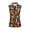 Mushroom and Daisy Pattern, variant on Whosucclay Cow Sunflower Pattern Sleeveless Golf Shirts Womens Golf Shirt for Ladies, Anti Shrink Half Zip for Athletic Tennis Hiking